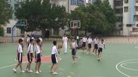 八年级篮球传切配合及体能练习-广东佛山_1第五届全国中小学体育