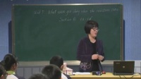杭州市初中英语名师观摩课初二英语《 What were you doing when the rainstorm came》行知中学俞晴雯
