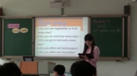 全国小学英语信息化教学现场课教学视频Module 10 Unit 2 Eat vegetables every day