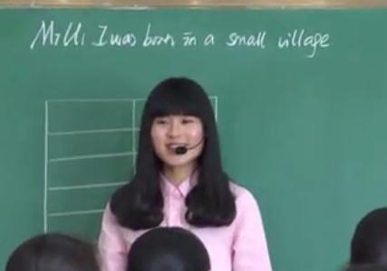 外研版初一下m7U1 I was born in a small village泰顺七年级英语课